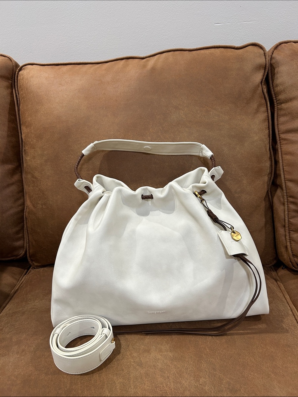 Songmont Medium Gather Bag Set - Cloud ( Nappa Leather)